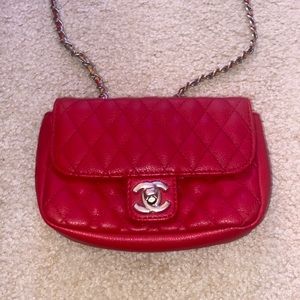 Vintage Classic Rectangular Mini Flap Bag